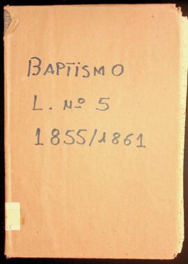 Livro de registo de batismos da freguesia de São João Baptista - ilha Brava