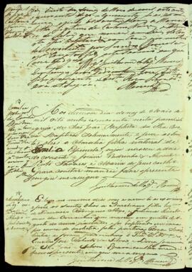 Livro de registo de batismos da freguesia de São João Baptista - ilha Brava