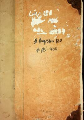 Livro de registo de batismos da freguesia de São João Baptista - ilha Brava