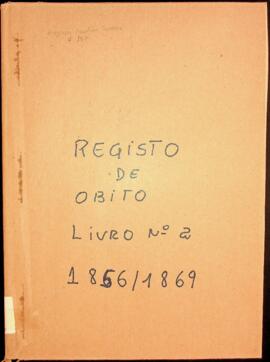 Livro de registos de óbitos da freguesia de São João Baptista, da ilha Brava