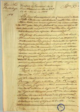 Registo de cartas e outros assuntos relacionados com a Comissão Mista Luso-Britânica.