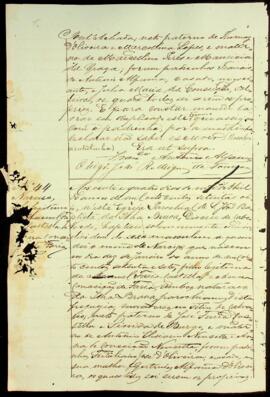 Livro de registo de batismos da freguesia de São João Baptista - ilha Brava