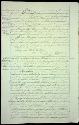 Livro de registo de batismos da freguesia de São João Baptista - ilha Brava