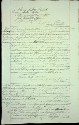 Livro de registo de batismos da freguesia de São João Baptista - ilha Brava