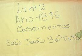 Livro de registo de casamentos da freguesia de São João Baptista - ilha Brava