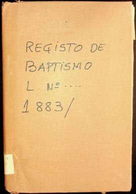 Livro de registo de batismos da freguesia de São João Baptista - ilha Brava