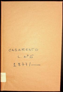 Livro de registo de casamentos da freguesia de São João Baptista - ilha Brava (1877)