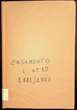 Livro de registo de casamentos da freguesia de São João Baptista - ilha Brava (1881-1883)