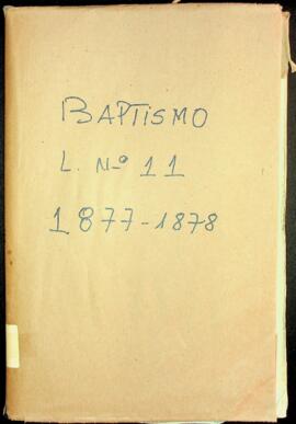 Livro de registo de batismos da freguesia de São João Baptista - ilha Brava