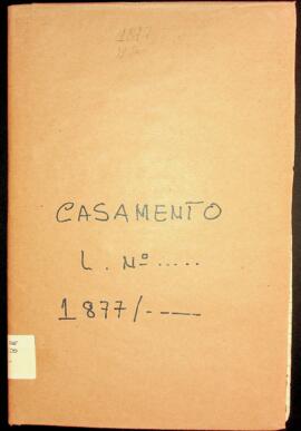 Livro de registo de casamentos da freguesia de São João Baptista - ilha Brava (1877)