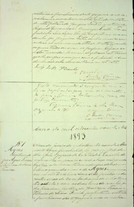 Livro de registo de batismos da freguesia de São João Baptista - Brava