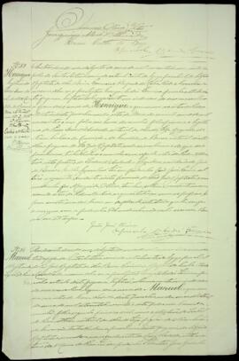 Livro de registo de batismos da freguesia de São João Baptista - ilha Brava