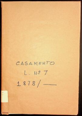 Livro de registo de casamentos da freguesia de São João Baptista - ilha Brava (1878)