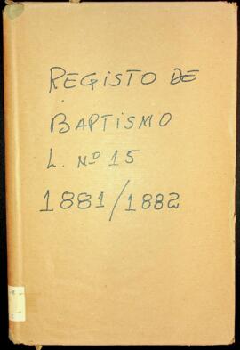 Livro de registo de batismos da freguesia de São João Baptista - ilha Brava
