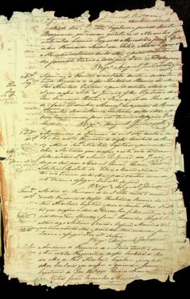 Livro de registos de batismos da freguesia de Nossa do Rosário da Ilha de São Nicolau